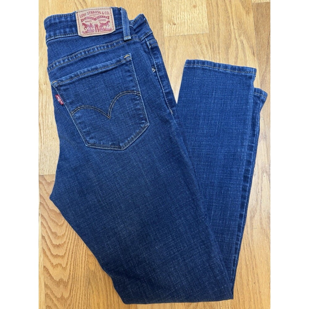 Levi's 711 Jeans Women's Size 29 Blue Denim Medium Wash Skinny Leg Flat Front